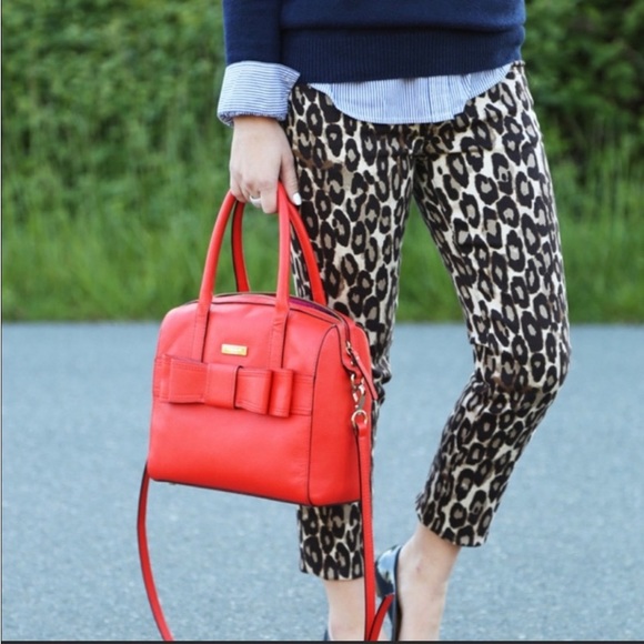 kate spade Denim - Kate Spade leopard print jeans